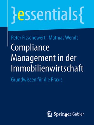 cover image of Compliance Management in der Immobilienwirtschaft